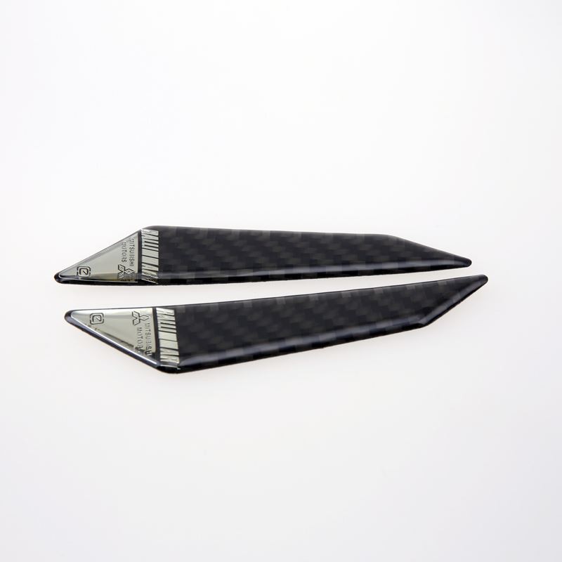mitsubishi badge black