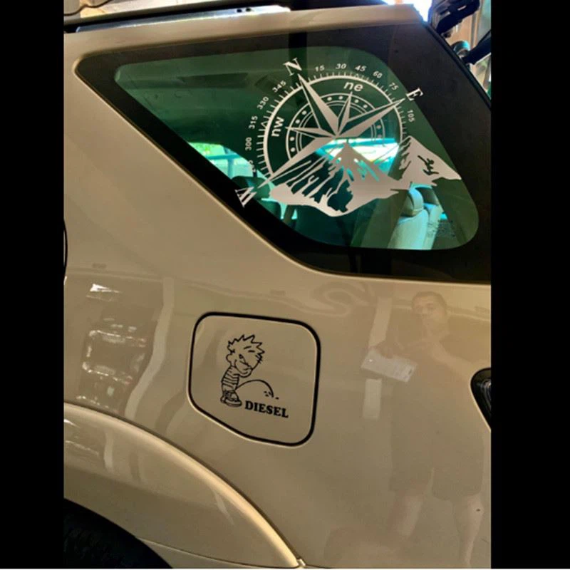 Compass Car Decals Stickers