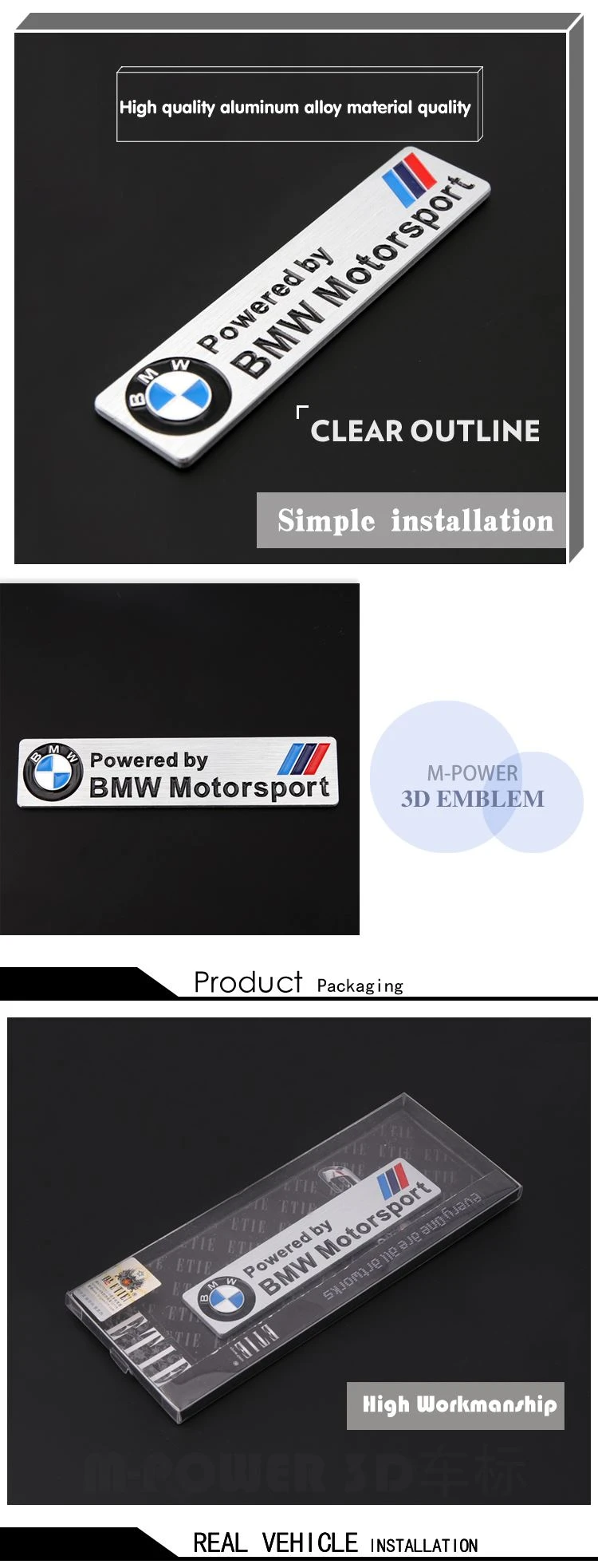 bmw AUTO emblem badges