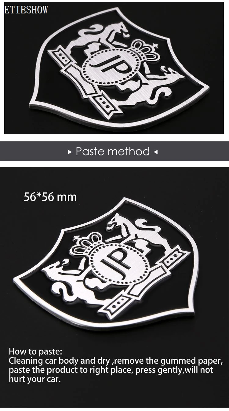 aluminum badge emblem