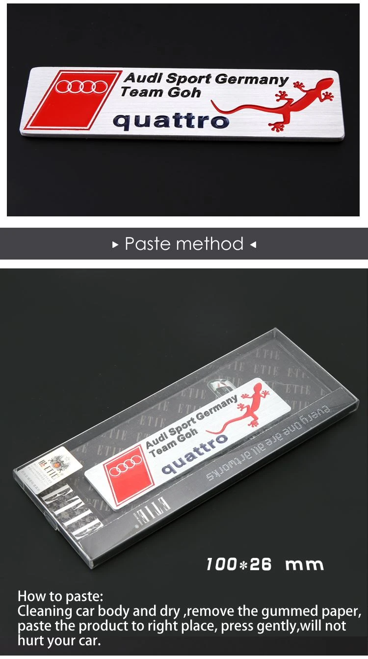audi sport badge emblem sticker