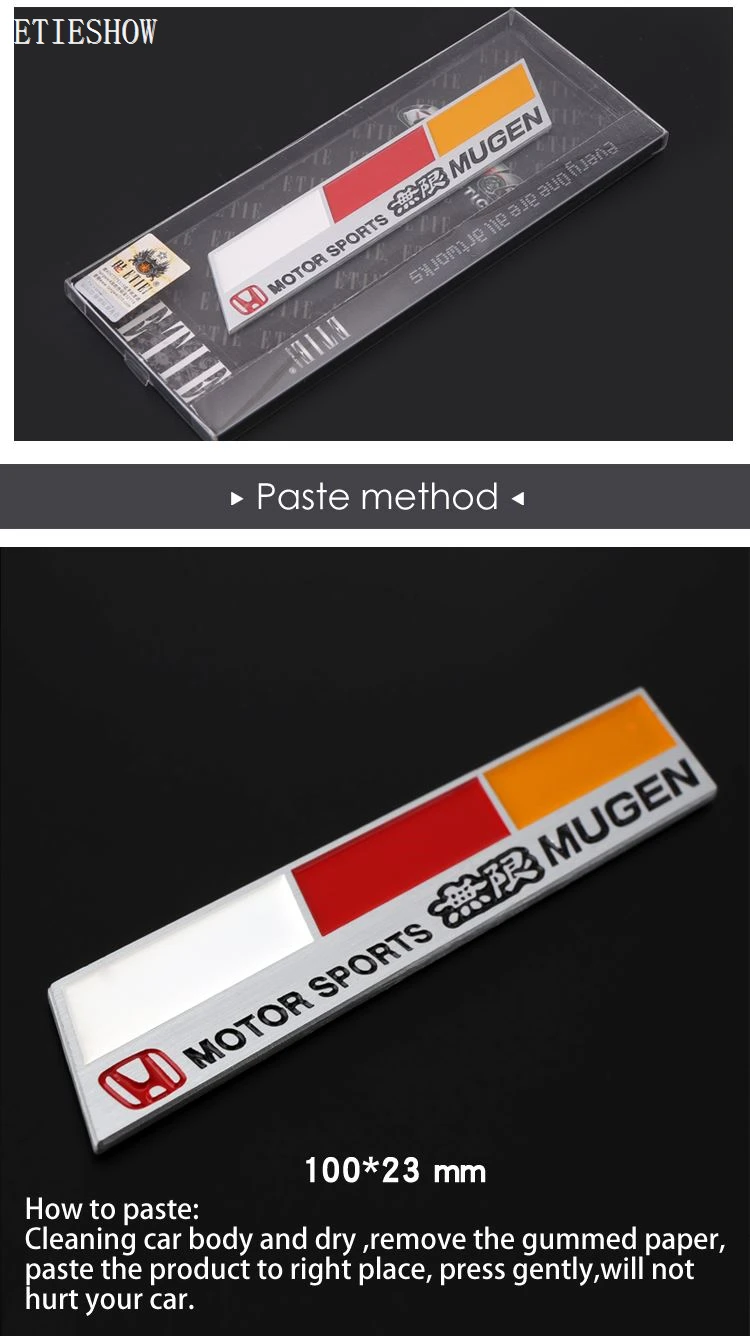 mugen emblem badge sticker