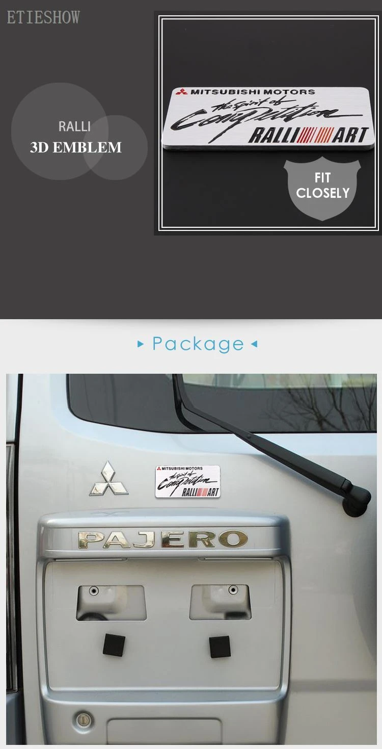 ralliart badge sticker