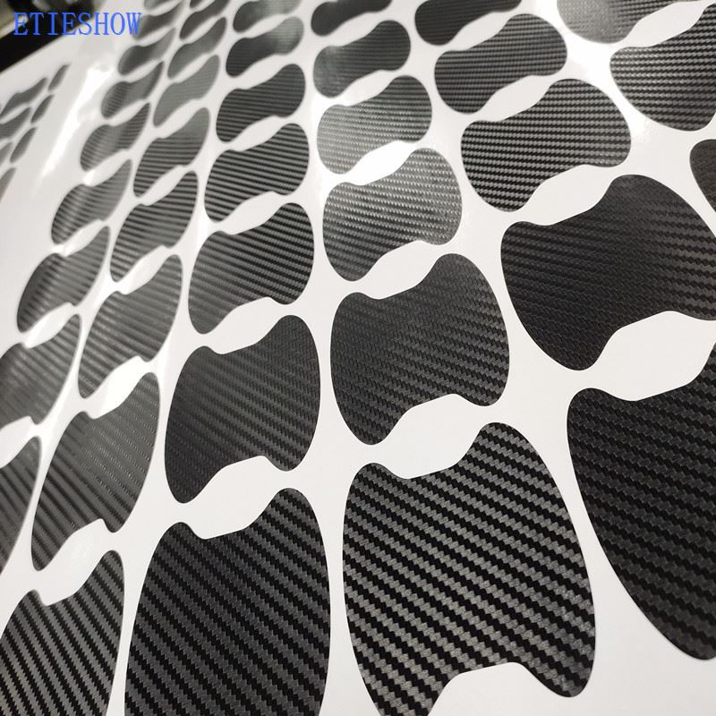 carbon fiber car door stickers