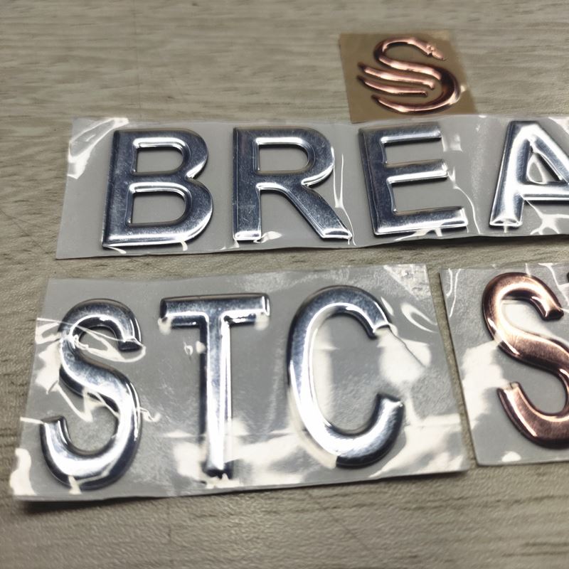 3D pvc decal chrome sticker 3D pvc decal chrome sticker