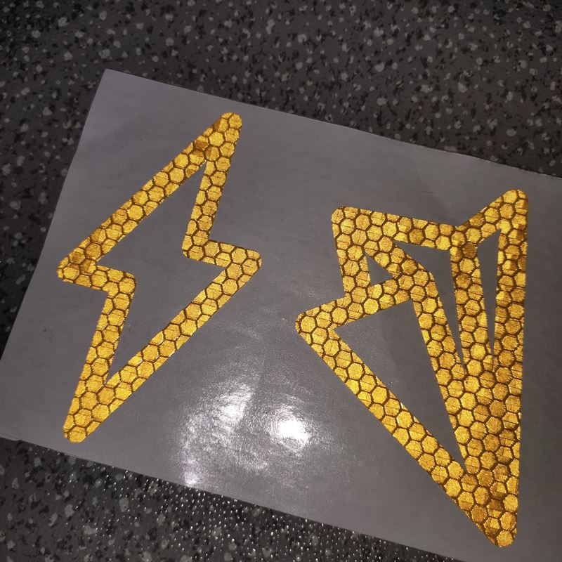 reflective car decals