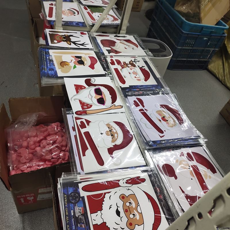 Christmas car wiper sticker manufactuer