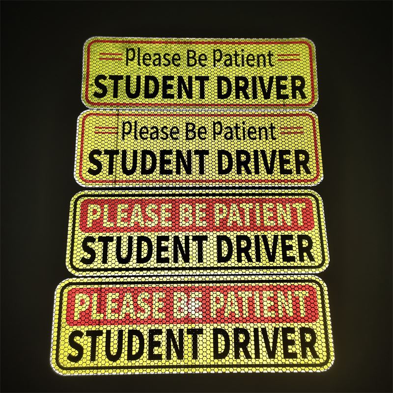 reflective magnet car sign reflective magnet car sign
