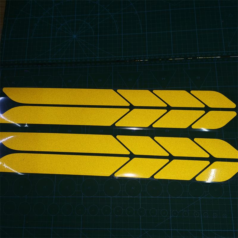 reflective pvc die cut sticker