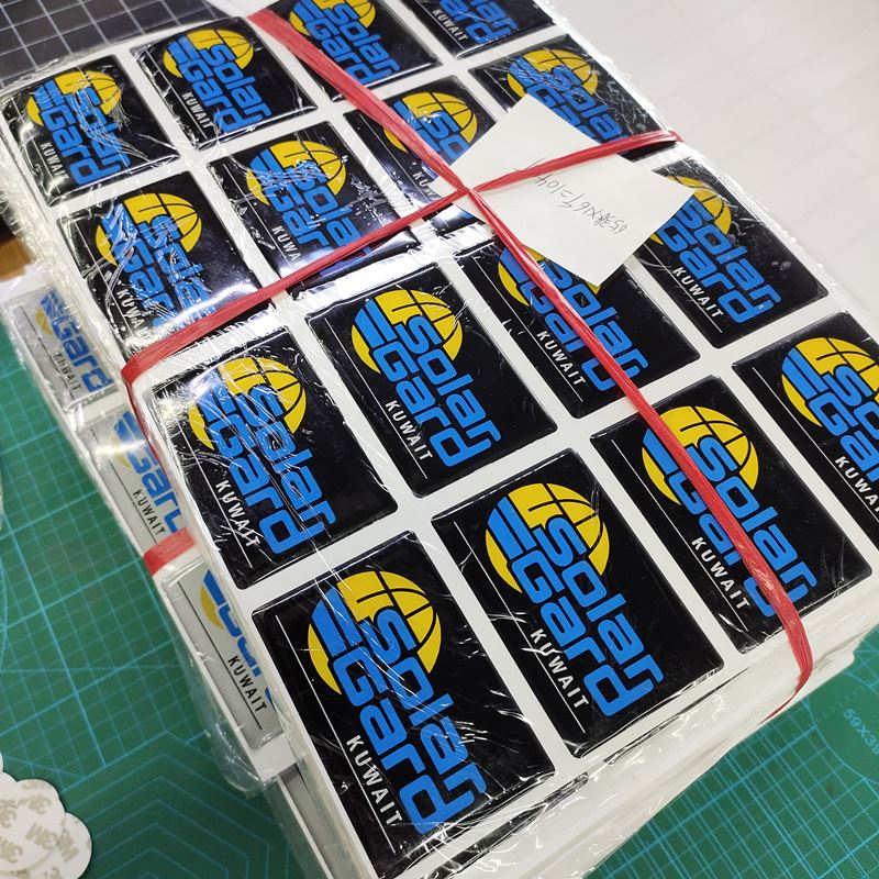 resin domed stickers