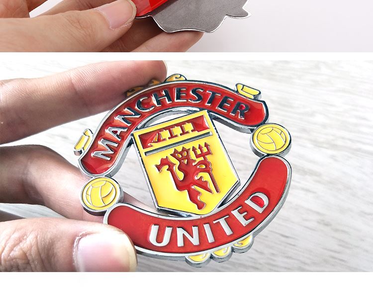 customized metal badge sticker
