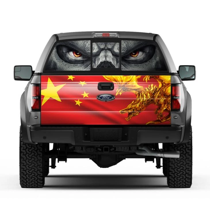 Flame Graphics Car Body Side Flame Racing Sports Stripe Decal