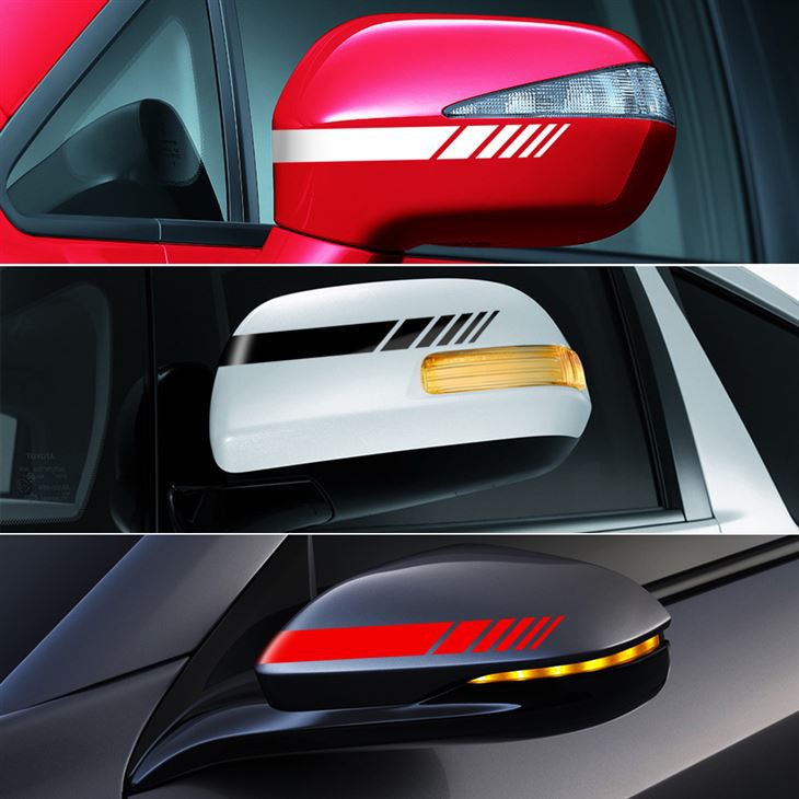Car Rear View Mirror Side Decal