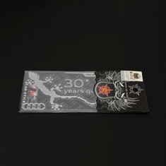 Custom Logo Electroformed Nickel Transfer Metallic Stickers