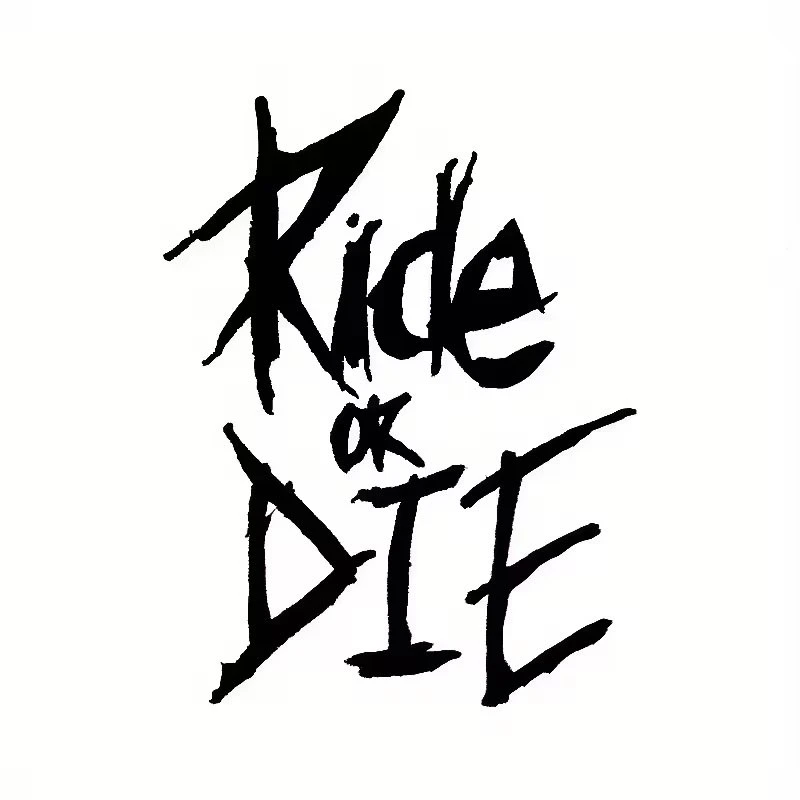 RIDE OR DIE VINYL STICKER