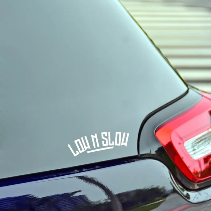 Low Slow N' Loud Car Window Sticker