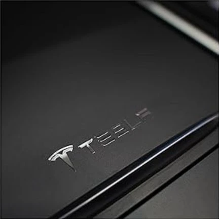 TELSA Logo Golden Silver Stamping Sticker