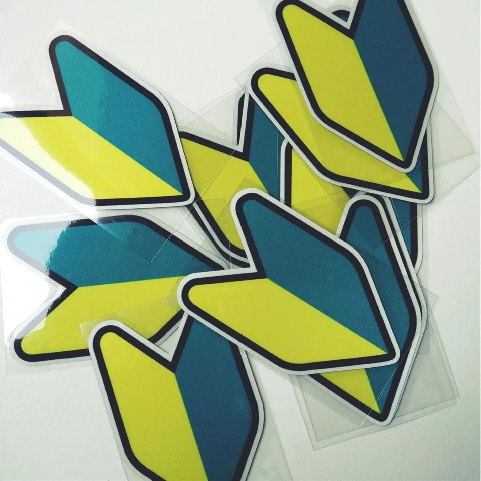 JDM Car Stickers Funny Leaf Decal