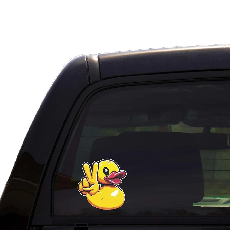 Wave Duck Sticker For Windows