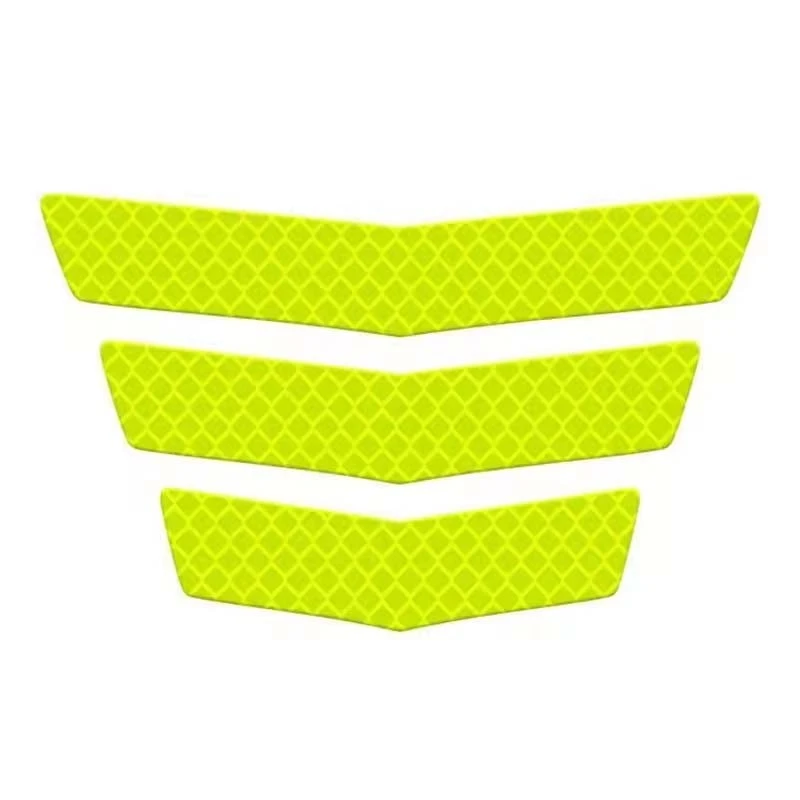 6Pcs Motorcycle Stickers Reflective Warning