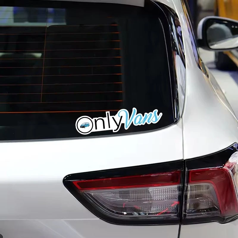 OnlyVans Funny Car Sticker For Van