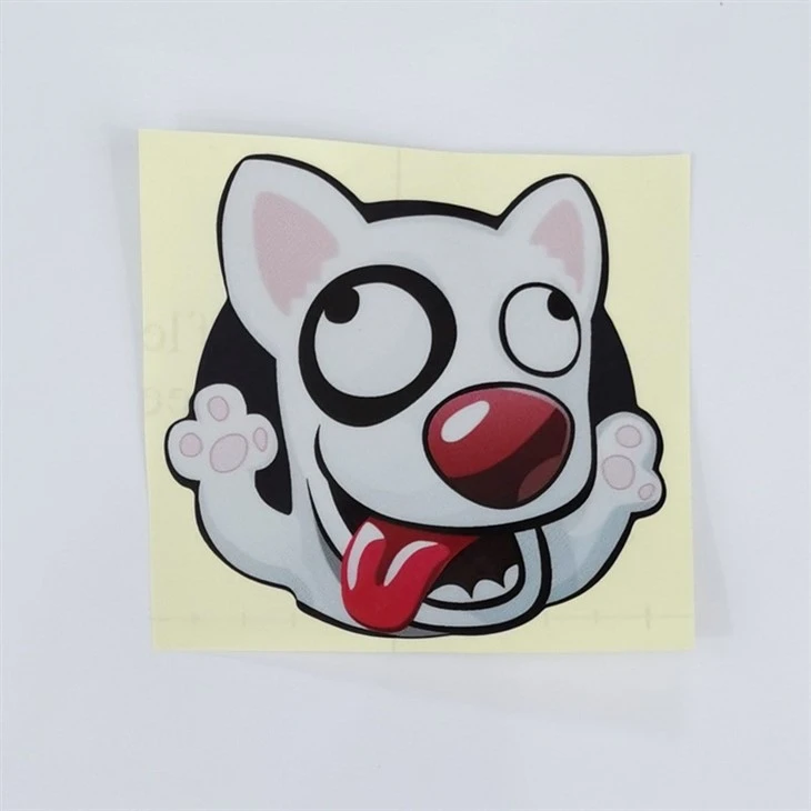 Car Reflector Sticker Dog Cat Pattern