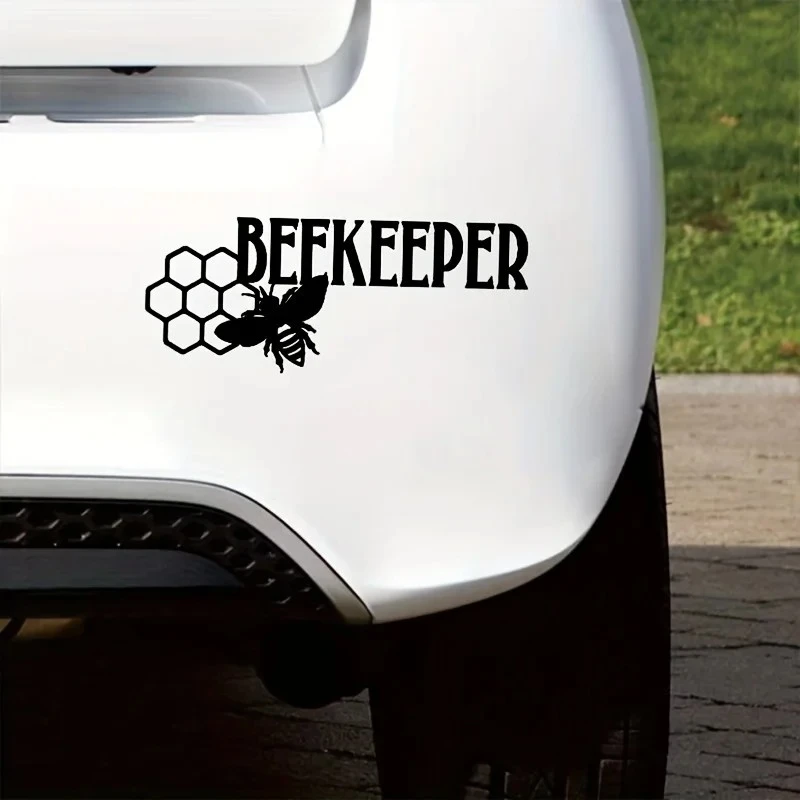 1pc Cartoon Beekeeper Sports Car Stickers