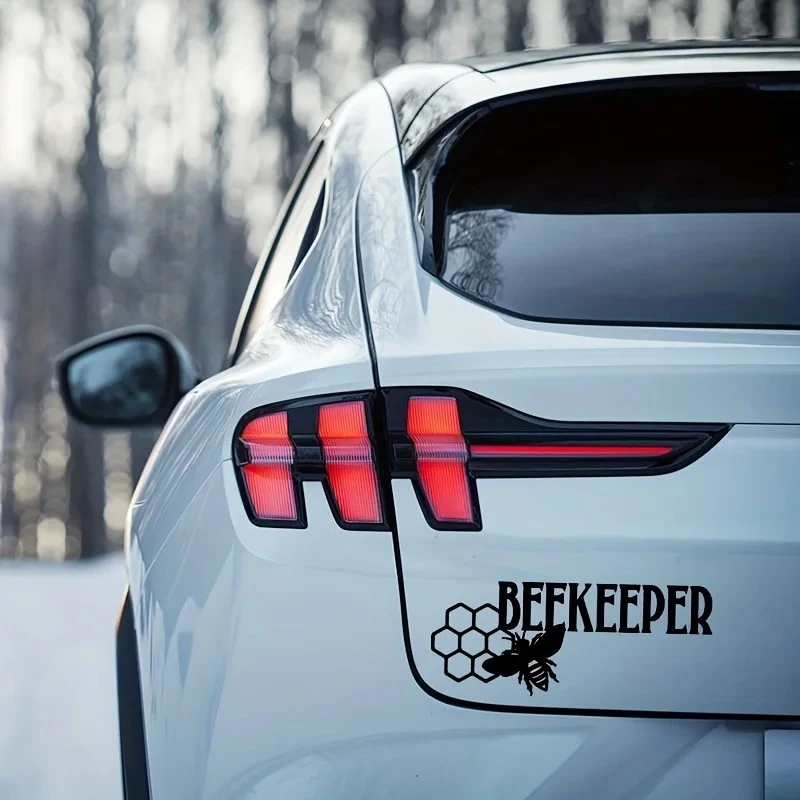 1pc Cartoon Beekeeper Sports Car Stickers best
