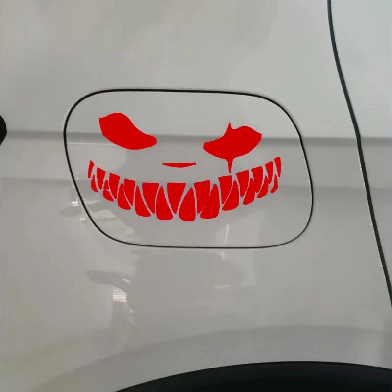 1PC Demon Smiley Motorcycle Sticker price
