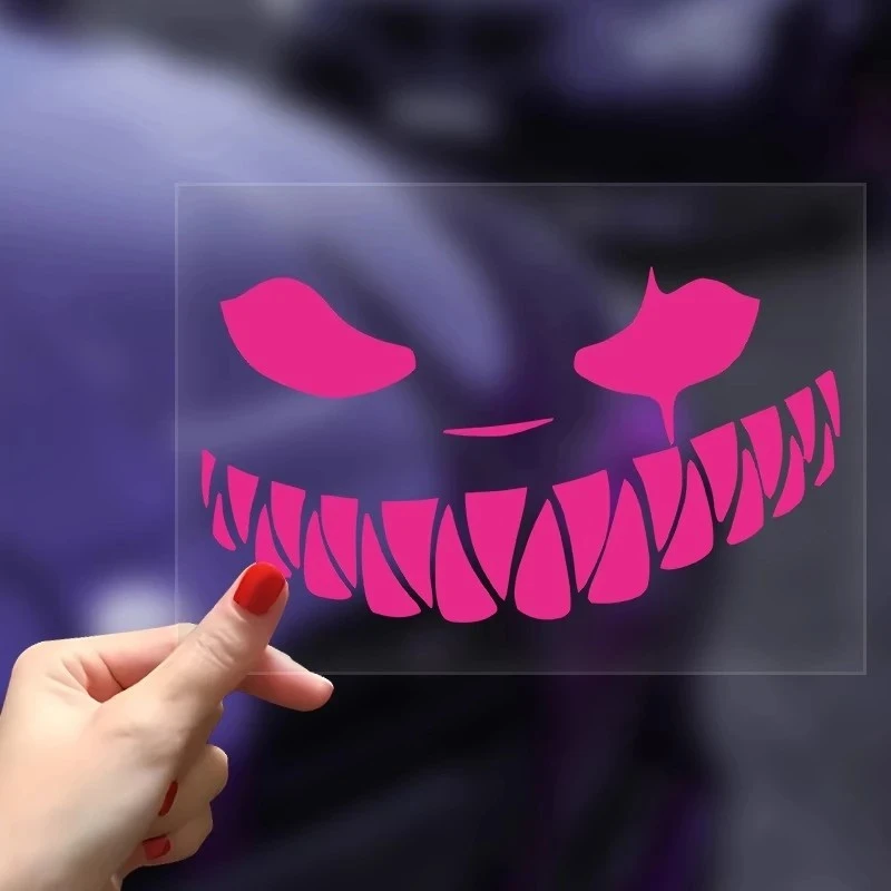 1PC Demon Smiley Motorcycle Sticker