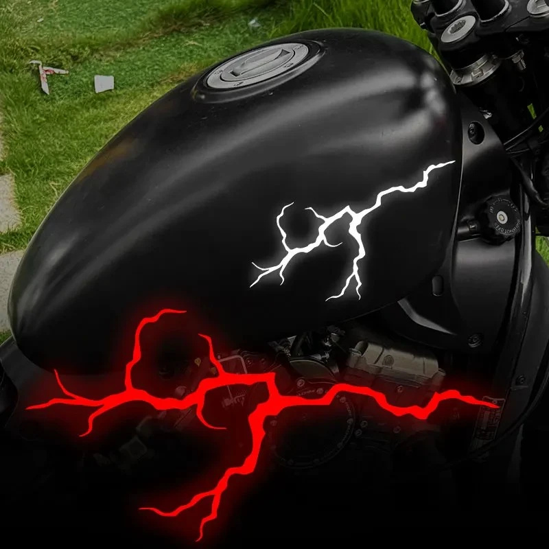 1PC Reflective Lightning Motorcycle Stickers