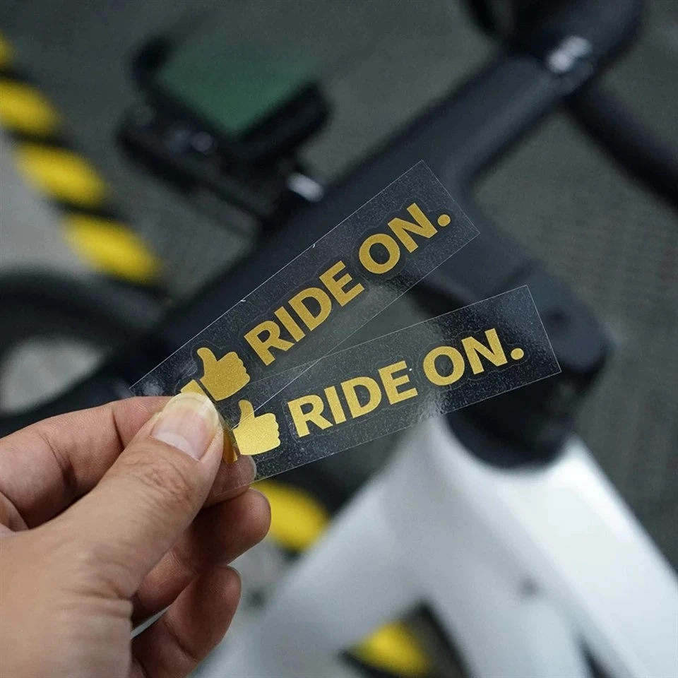 1PC RIDE ON Road Bicycle Frame Stickers high quality