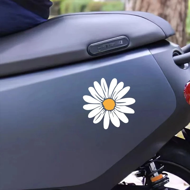 1PC Smiley Flower Motorcycle Sticker Vinyl Decal high quality