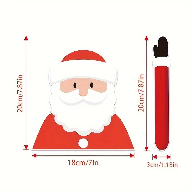 1pcs Santa Car Rear Window Sticker For Glass best