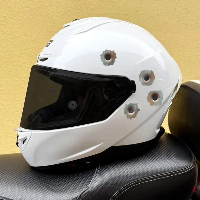 1Set Bullet Holes Motorcycle Stickers Waterproof price