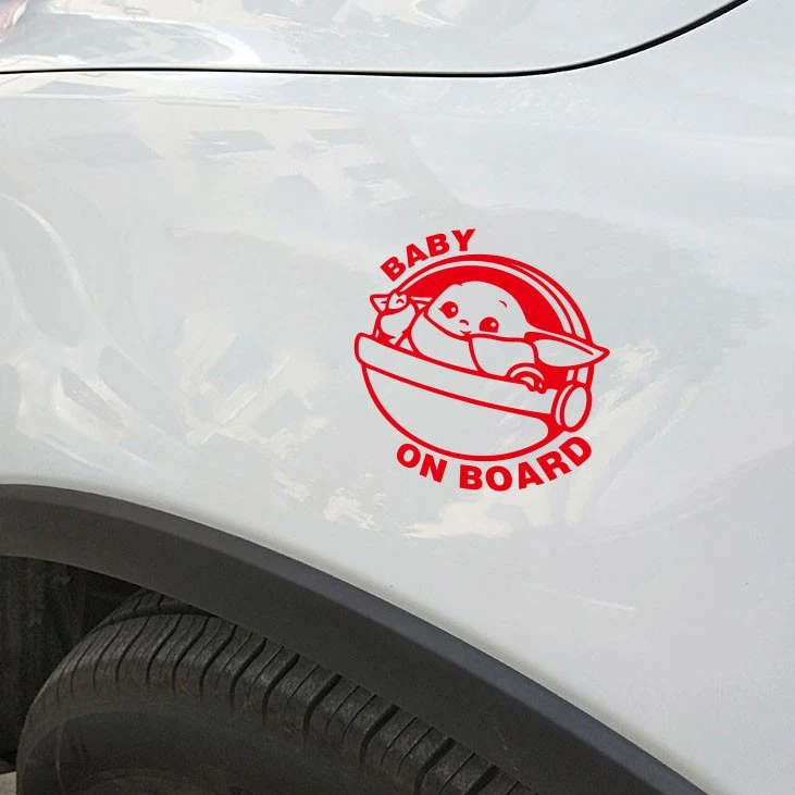 Car Bumper Sticker Baby On Board Waterproof