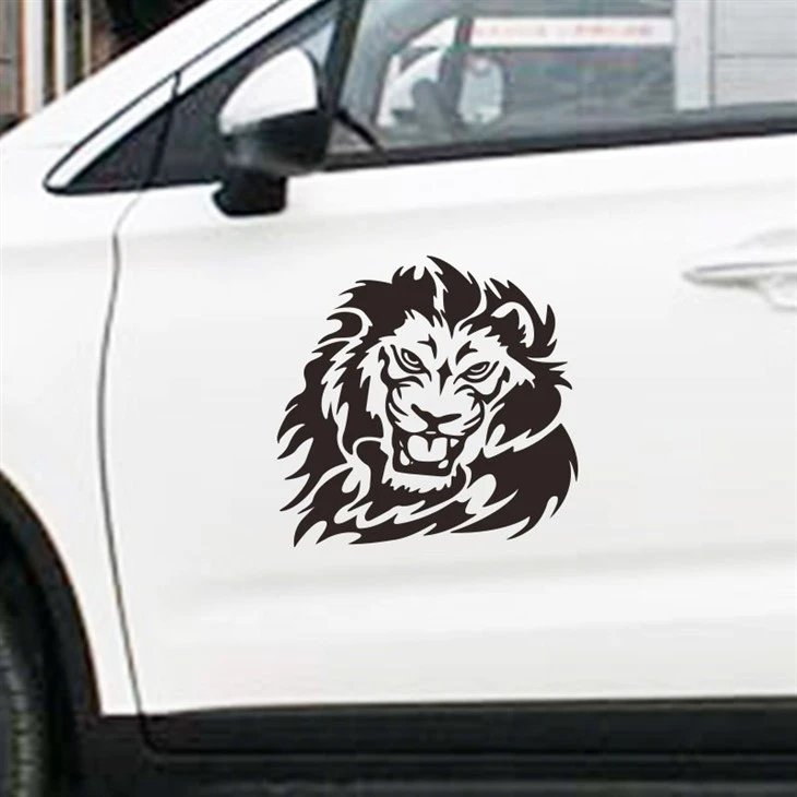 Lion Head Logo Car Body Sticker