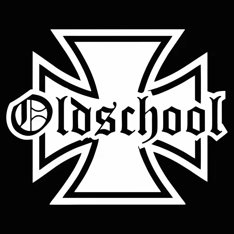 Old School Text Personality Vinyl Decal