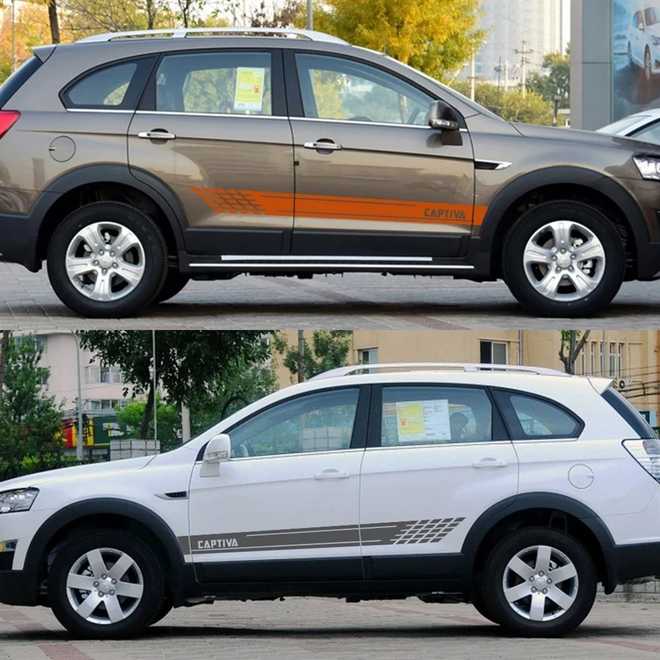 2PCS Car Door Side Stickers For Chevrolet Captiva best