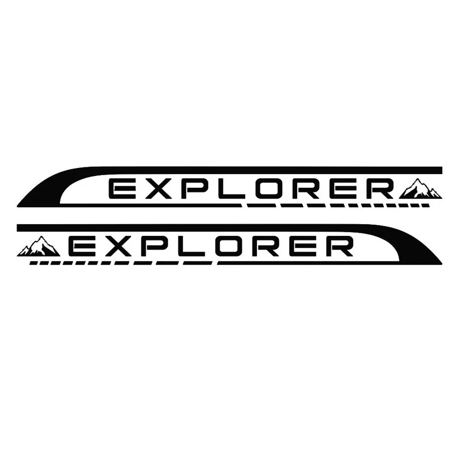 2pcs Motorhome Camper Van Caravan Stickers factory