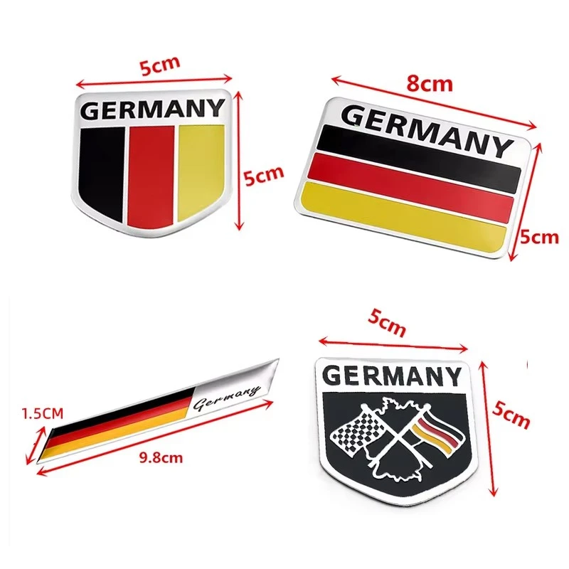 Aluminium Auto Car Emblem Germany