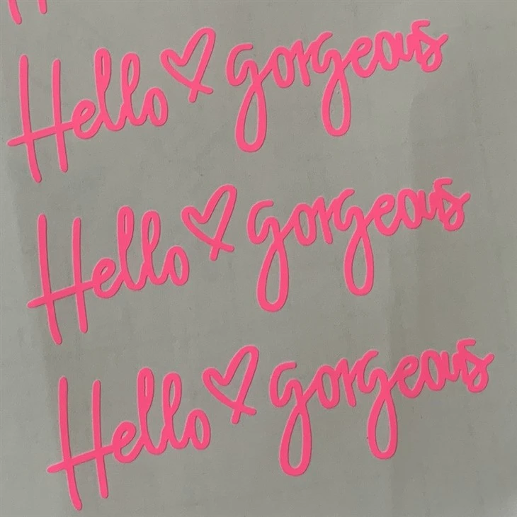 adhesive letter