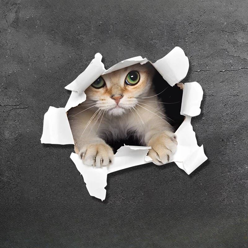3D Animal CAR STICKER Cartoon For Car