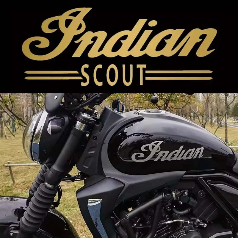 Indian Sticker Vintage Locomotive For Motorcycle