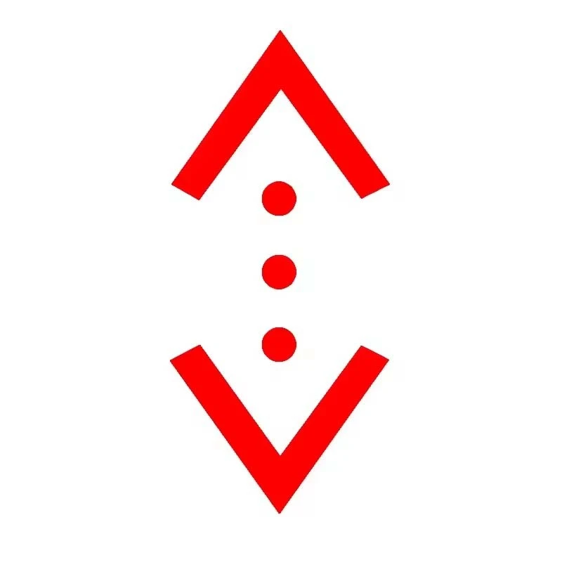 Car Sticker Arrow Dot Car Sticker