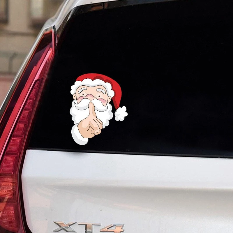 Christmas Day Santa Car Decor Sticker