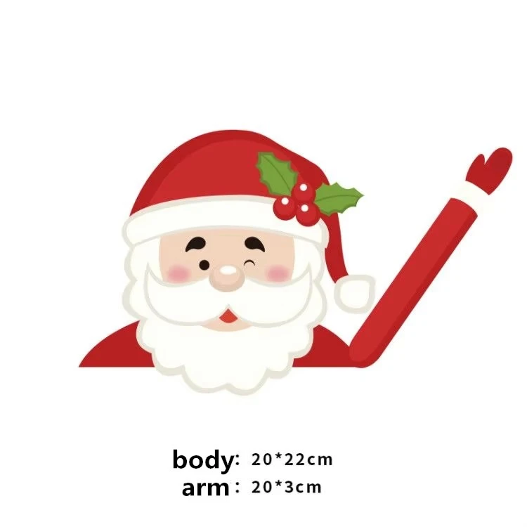 Car Rear Wiper Stickers Christmas Window Decal