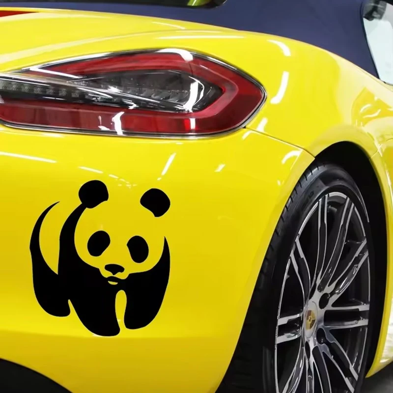 Panda Sticker Car Body
