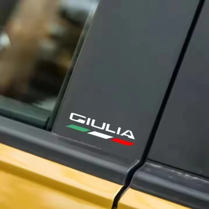 4Pcs Car Body Sticker For Alfa Romeo
