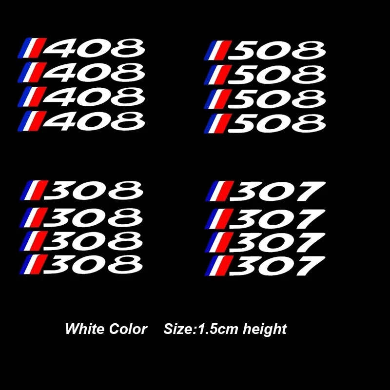 4Pcs Car Wheel Sticker For Peugeot Car suppliers